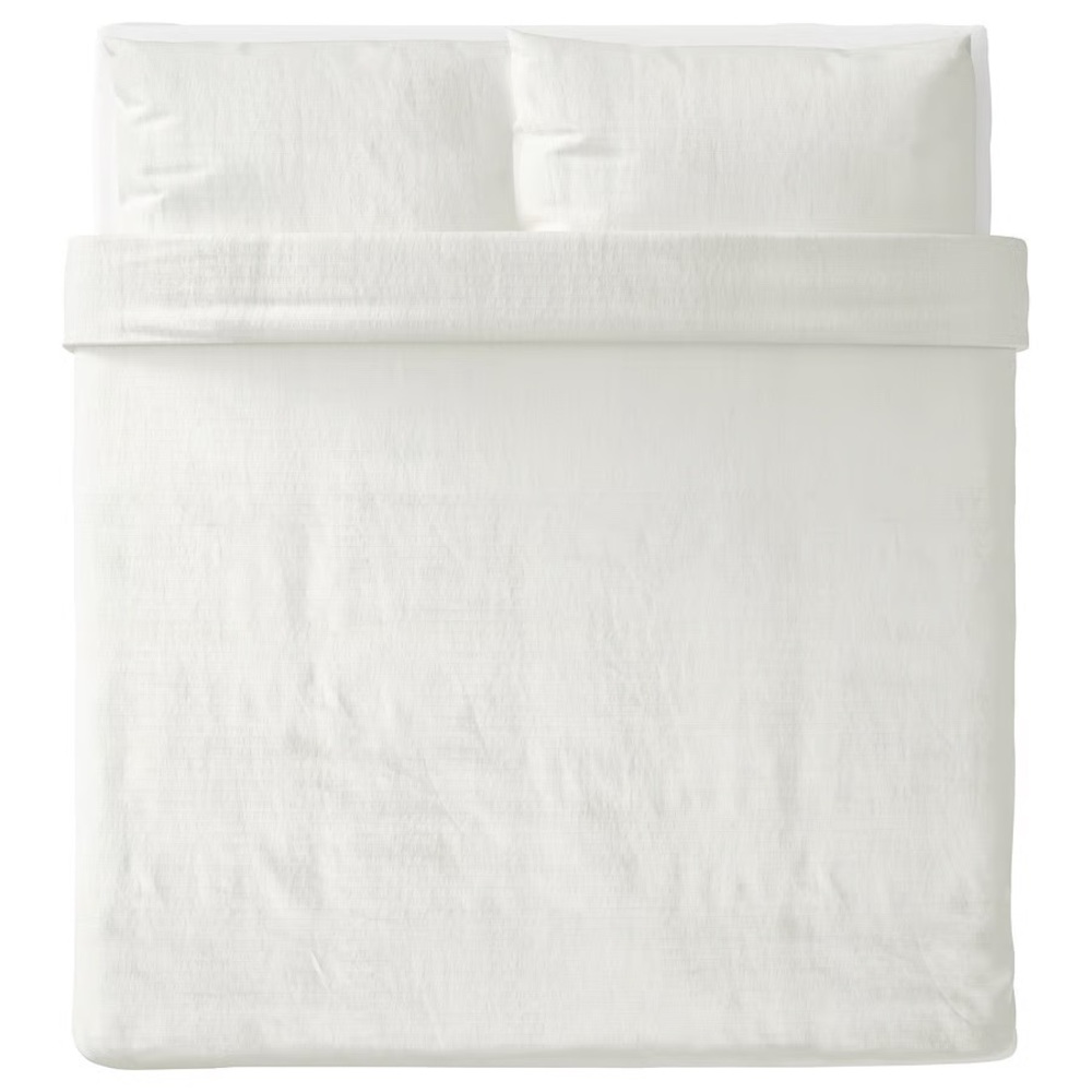 100% Cotton Elegant White Duvet Set - Picture 1 of 11